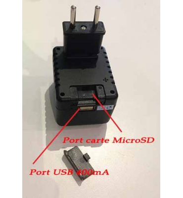 Multiprise Triplette avec micro GSM espion intégré