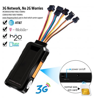 Traceur GPS 3G wifi surpuissant Mémoire Non-inclus Batterie 5000 mAh